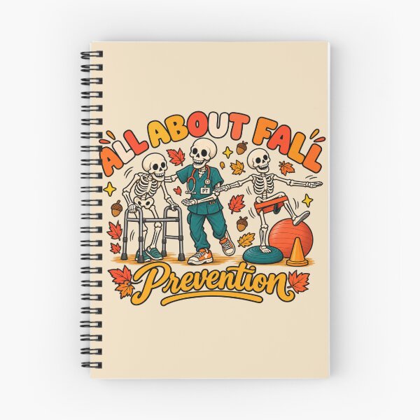 Item preview, All About Fall Prevention Skeleton Physical Therapy Humor designed and sold by AmiGraph.