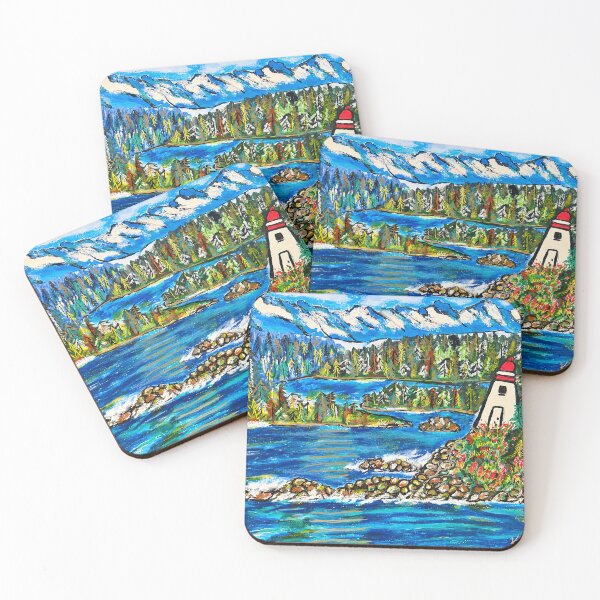 Item preview, Westcoast lighthouse  designed and sold by Soulfeast-Art by Kathleen Busch .