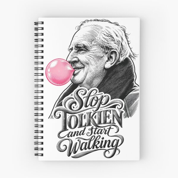 Item preview, Wall Art - Postcard - Stop Tolkien And Start Walking designed and sold by ForeverPrintsOK.