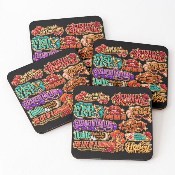 Item preview, Life of a Showgirl Sticker Pack - Lyrics and songs - 3D designed and sold by taylorvinyls.