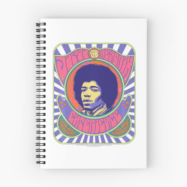 Artikelvorschau, Jimi Hendrix Psychedelic Poster Portrait Design entworfen und verkauft von Erin Travis.