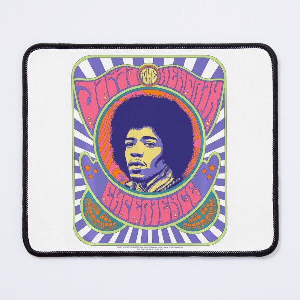 Artikelvorschau, Jimi Hendrix Psychedelic Poster Portrait Design entworfen und verkauft von Erin Travis.
