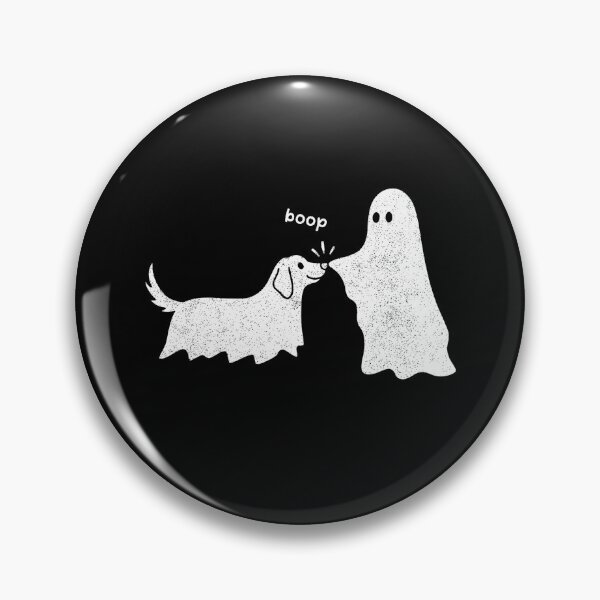 Item preview, Cute Ghost Boop Dog Halloween  designed and sold by nosu-art-pod.