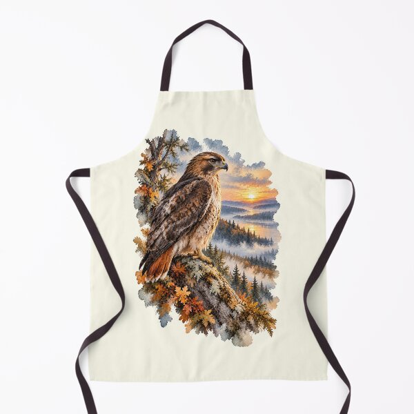 Item preview, Red-Tailed Hawk – Autumn Overlook designed and sold by SusanSweetArt.