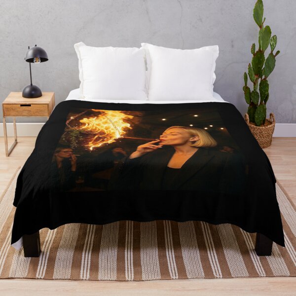 Item preview, Fire and Smoke Glamour Woman Bold Nightlife Portrait Design. designed and sold by Spark2Seduction.