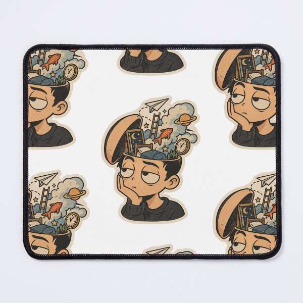 Item preview, Daydreamer Mind Universe Aesthetic Cute Indie Sticker designed and sold by PRIME4YOU.