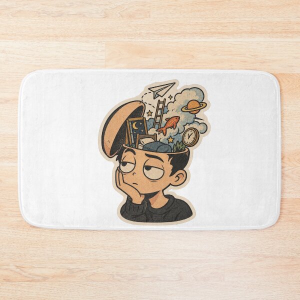 Item preview, Daydreamer Mind Universe Aesthetic Cute Indie Sticker designed and sold by PRIME4YOU.