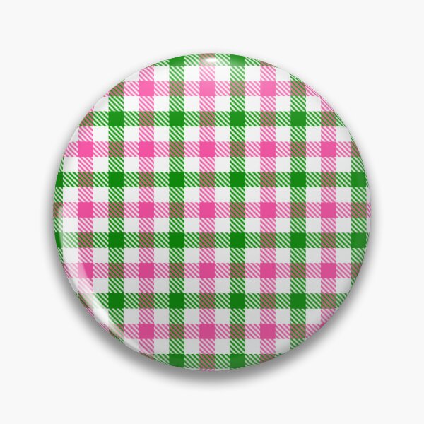 Item preview, Pink And Green On White Gingham Check   designed and sold by PatternTitan.