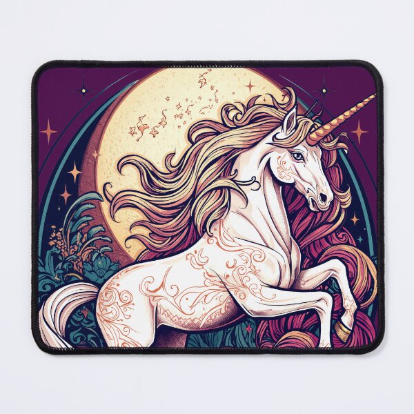 Item preview, Majestic Magical Unicorn Fantasy designed and sold by Omtatsat.