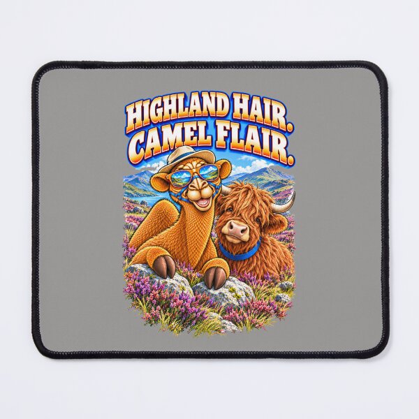 Item preview, Highland Hair. Camel Flair – Funny Camel T-Shirt Animal Graphic Camel T-Shirt designed and sold by Camel & Quirk.