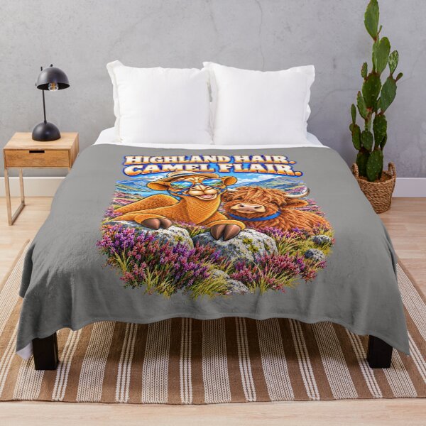 Item preview, Highland Hair. Camel Flair – Funny Camel T-Shirt Animal Graphic Camel T-Shirt designed and sold by Camel & Quirk.