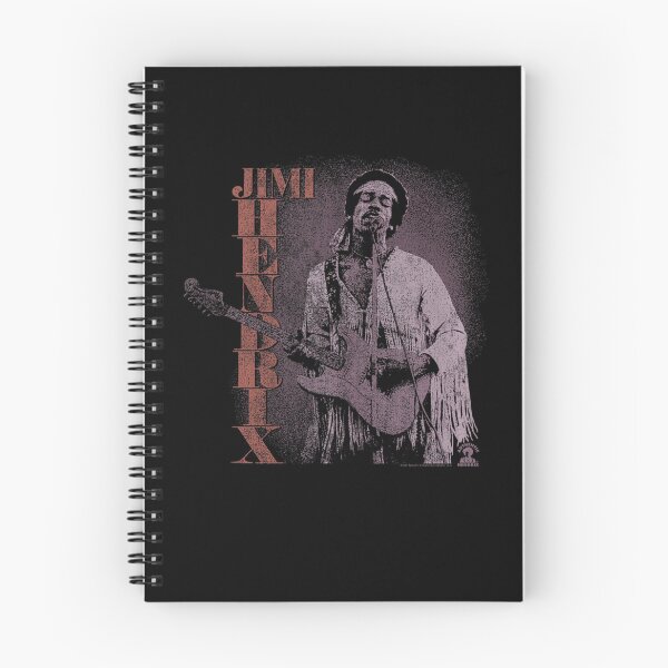 Aperçu de l'œuvre Portrait de Jimi Hendrix sur scène avec sa guitare violette créée et vendue par Erin Travis.
