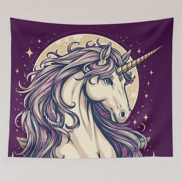 Item preview, Majestic Magical Unicorn Fantasy designed and sold by Omtatsat.