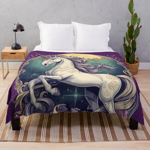 Item preview, Majestic Magical Unicorn Fantasy designed and sold by Omtatsat.