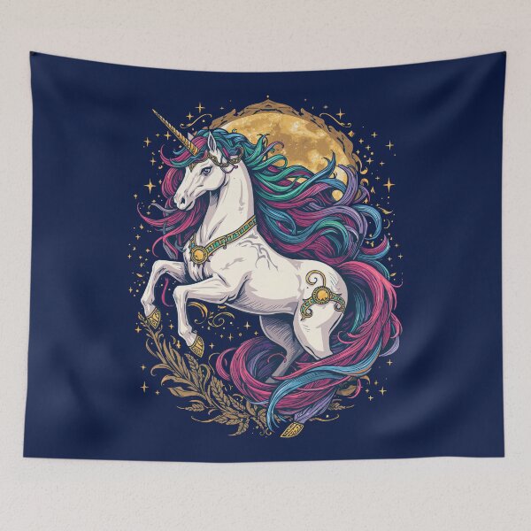 Item preview, Majestic Magical Unicorn Fantasy designed and sold by Omtatsat.