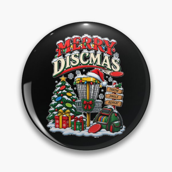 Item preview, Merry Discmass Christmas Disc Golf Holiday  designed and sold by Chaya Reid.