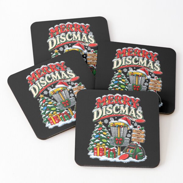 Item preview, Merry Discmass Christmas Disc Golf Holiday  designed and sold by Chaya Reid.