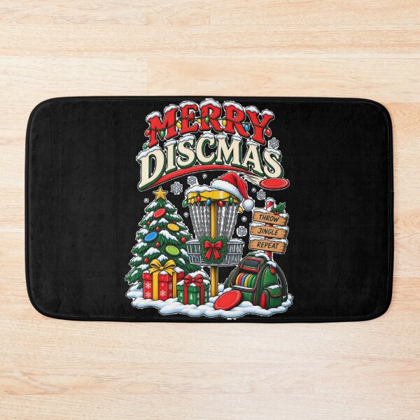 Item preview, Merry Discmass Christmas Disc Golf Holiday  designed and sold by Chaya Reid.