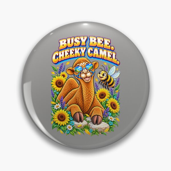 Item preview, Busy Bee. Cheeky Camel – Funny Camel T-Shirt Animal Graphic Camel T-Shirt designed and sold by Camel & Quirk.