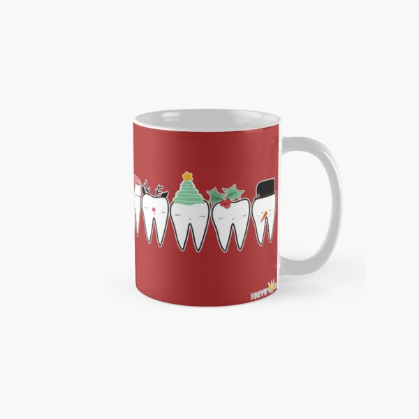 Escuadrón dental de Navidad Taza clásica