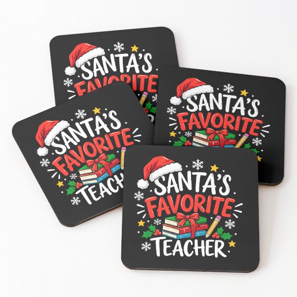 Item preview, Santa's Favorite Teacher Christmas Shirt Cute Holiday Teacher Design designed and sold by mraihan.