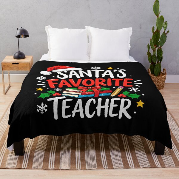 Item preview, Santa's Favorite Teacher Christmas Shirt Cute Holiday Teacher Design designed and sold by mraihan.
