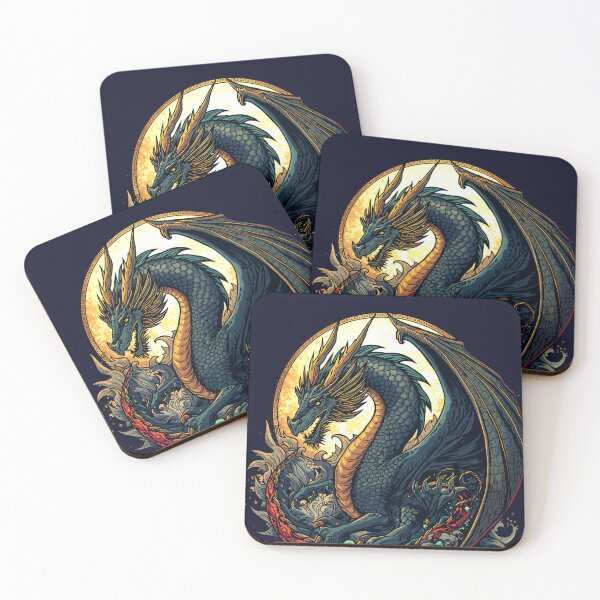 Item preview, Modern Dragon Phoenix Fantasy Fusion designed and sold by Omtatsat.