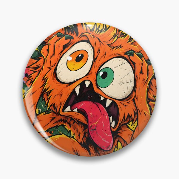 Item preview, Funny Orange Kaiju Monster Question Marks designed and sold by Artistikastore.
