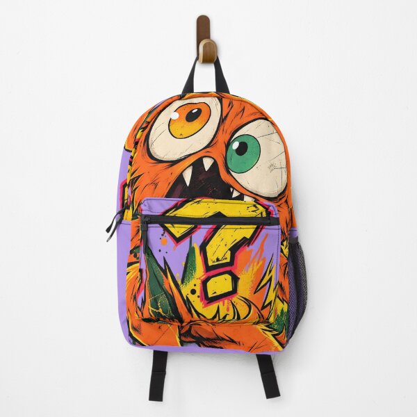 Item preview, Funny Orange Kaiju Monster Question Marks designed and sold by Artistikastore.