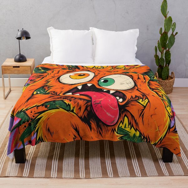 Item preview, Funny Orange Kaiju Monster Question Marks designed and sold by Artistikastore.