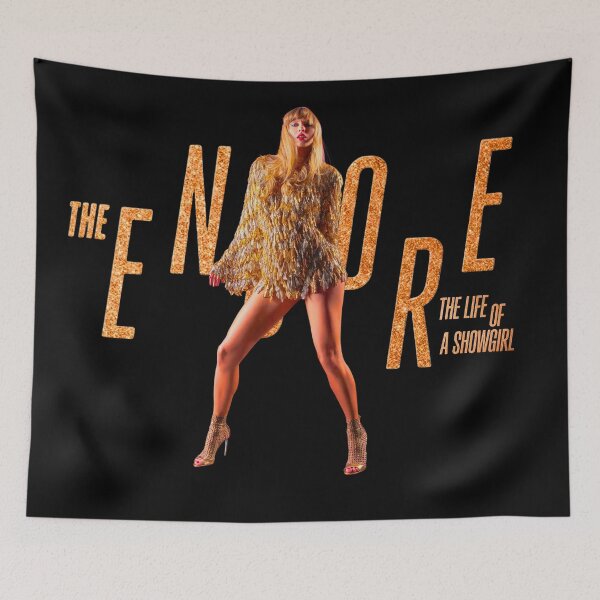Item preview,  2 TLOAS TaylorShowgirl Encore Edition Sticker – Gold Glitter Encore Era Design designed and sold by taylorvinyls.