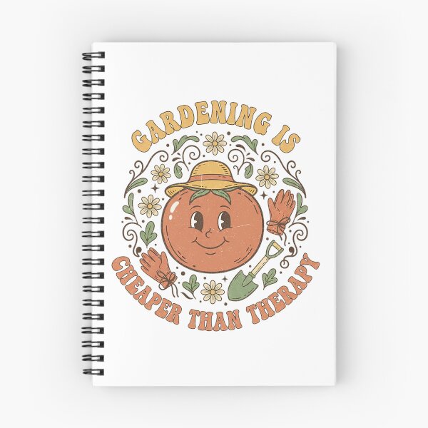 Item preview, Gardening Is Cheaper Than Therapy Funny Retro Tomato Character Design designed and sold by cannsuh.