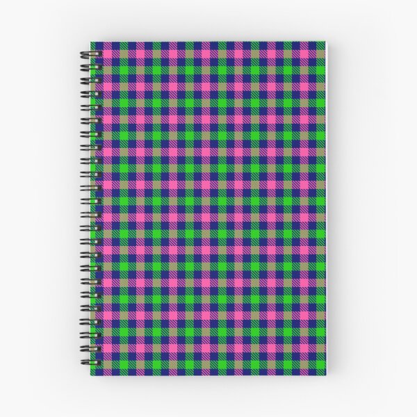 Item preview, Pink And Green On Blue Gingham Check   designed and sold by PatternTitan.