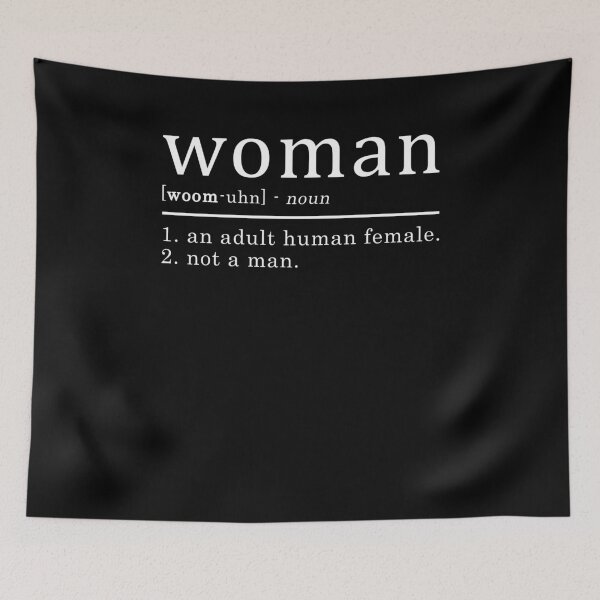 Item preview, Woman Definition Funny Not a Man designed and sold by nosu-art-pod.