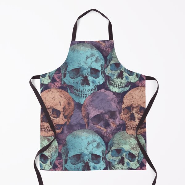 Item preview, Pastel Skull Repeat Pattern Colorful Gothic Halloween Skeleton Design designed and sold by JRRTs.