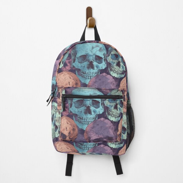 Item preview, Pastel Skull Repeat Pattern Colorful Gothic Halloween Skeleton Design designed and sold by JRRTs.