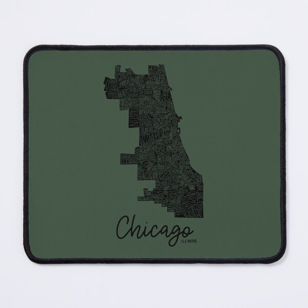 Item preview, Chicago Neighborhoods Map Oversized T-Shirt designed and sold by MarbetVillage.
