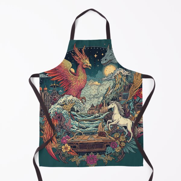 Item preview, Modern Dragon Phoenix Fantasy Fusion designed and sold by Omtatsat.