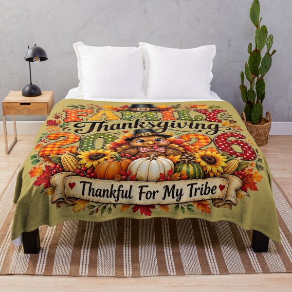 Item preview, Family Thanksgiving 2026 Thankful For My Tribe designed and sold by cameleon style.