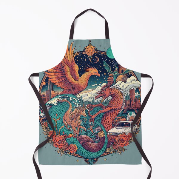 Item preview, Modern Dragon Phoenix Fantasy Fusion designed and sold by Omtatsat.