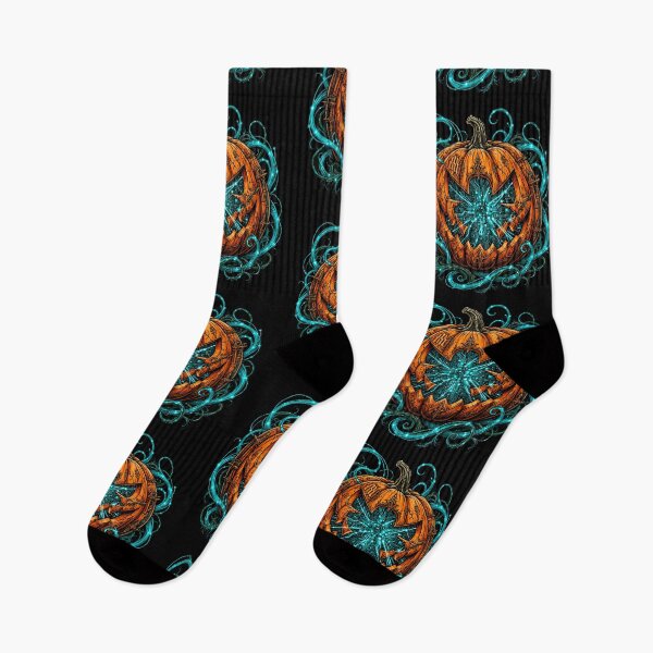Item preview, Cyberpunk Jack O Lantern with Neon Circuits designed and sold by Skolyak.