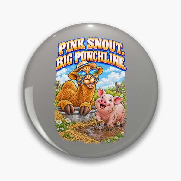 Item preview, Pink Snout. Big Punchline – Funny Camel T-Shirt Animal Graphic Camel T-Shirt designed and sold by Camel & Quirk.