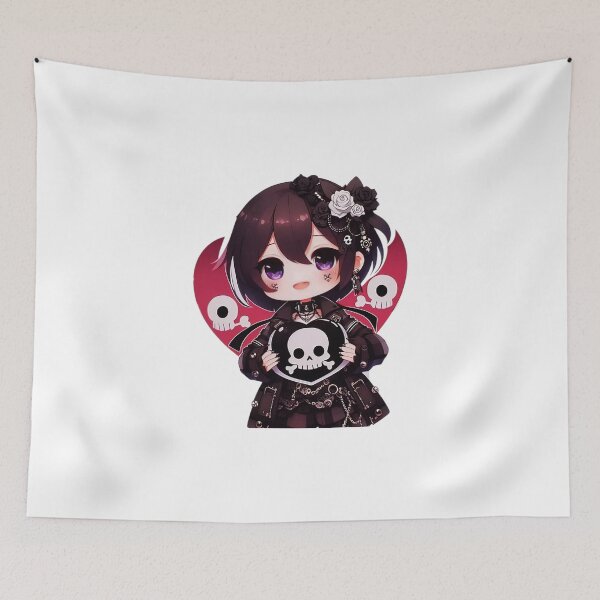 Item preview, Dark Love Anime Goth Girl designed and sold by StickyGuys.