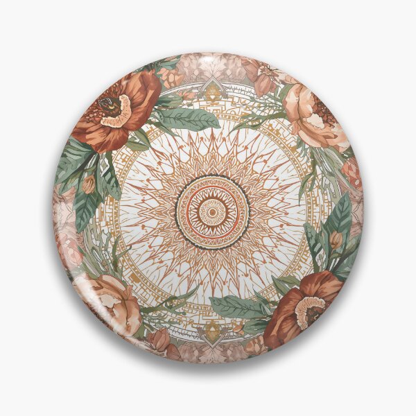 Item preview, Boho Floral Ocean Geometric Pattern designed and sold by Omtatsat.