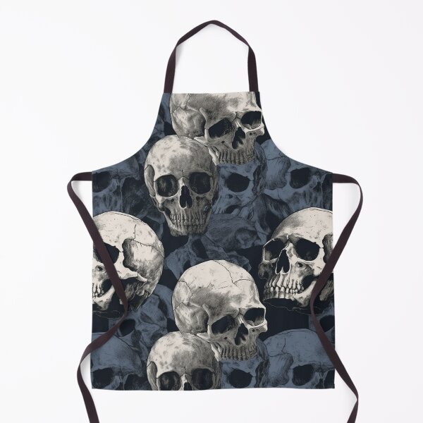 Item preview, Vintage Skull Repeat Pattern Dark Gothic Halloween Skeleton Design designed and sold by JRRTs.