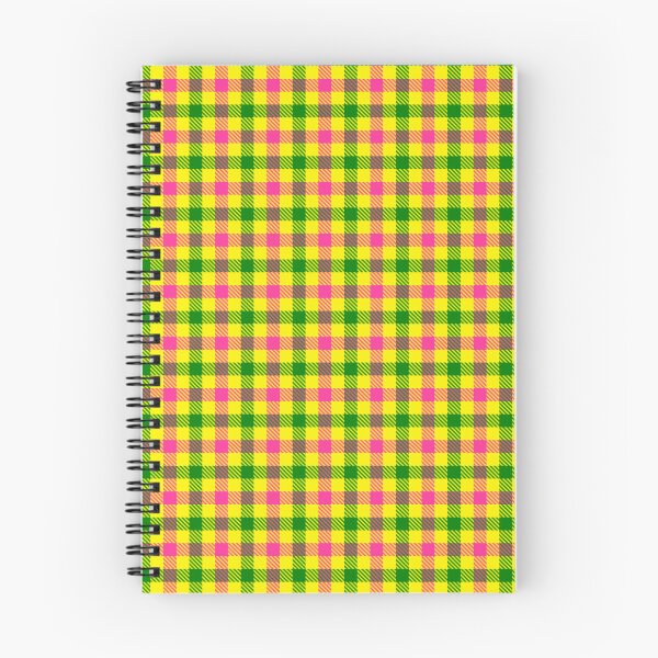 Item preview, Pink And Green On Yellow Gingham Check   designed and sold by PatternTitan.