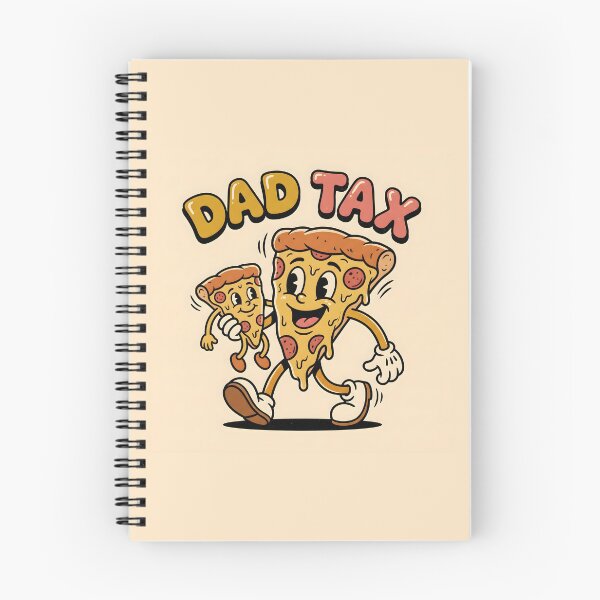 Item preview, Retro Dad Tax Pizza Funny Fatherhood Art designed and sold by Glitchart66.