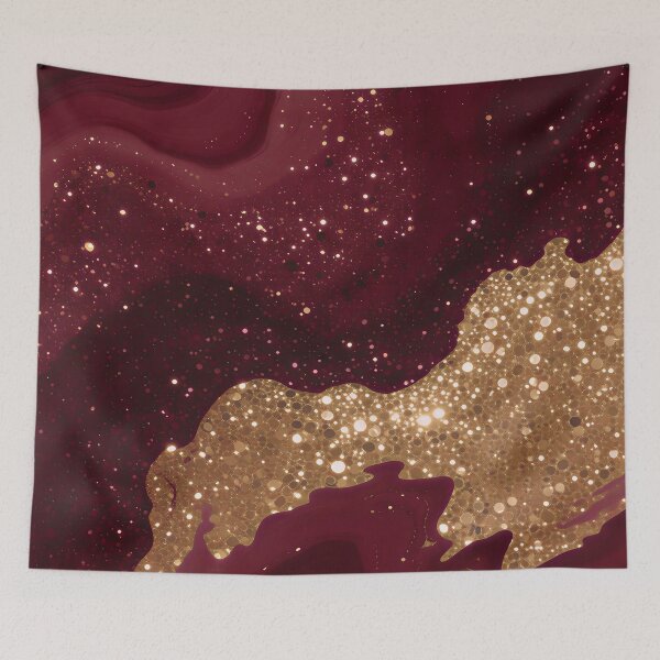 Item preview, Gold Burgundy Luxury Modern Collection designed and sold by TrendyDesigne412.