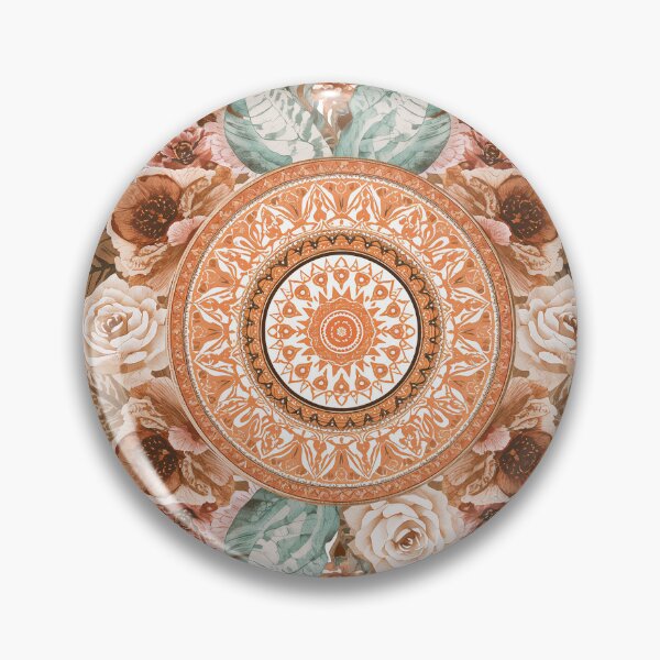 Item preview, Boho Floral Ocean Geometric Pattern designed and sold by Omtatsat.