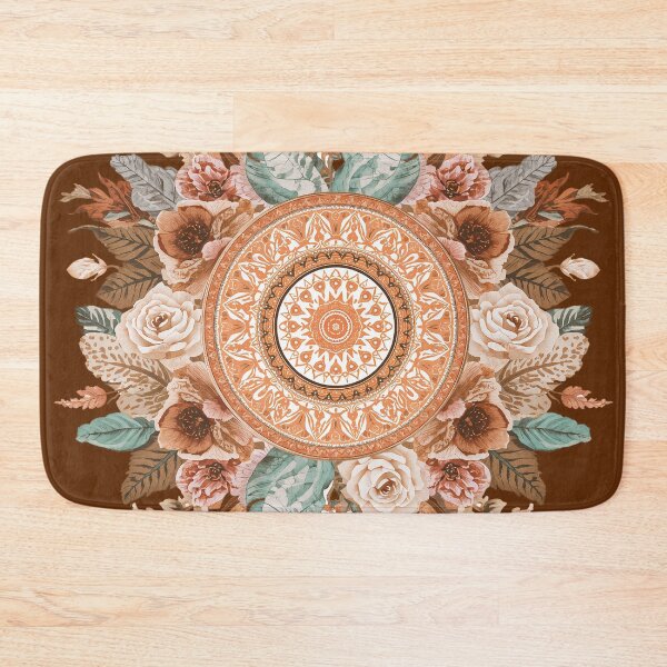 Item preview, Boho Floral Ocean Geometric Pattern designed and sold by Omtatsat.